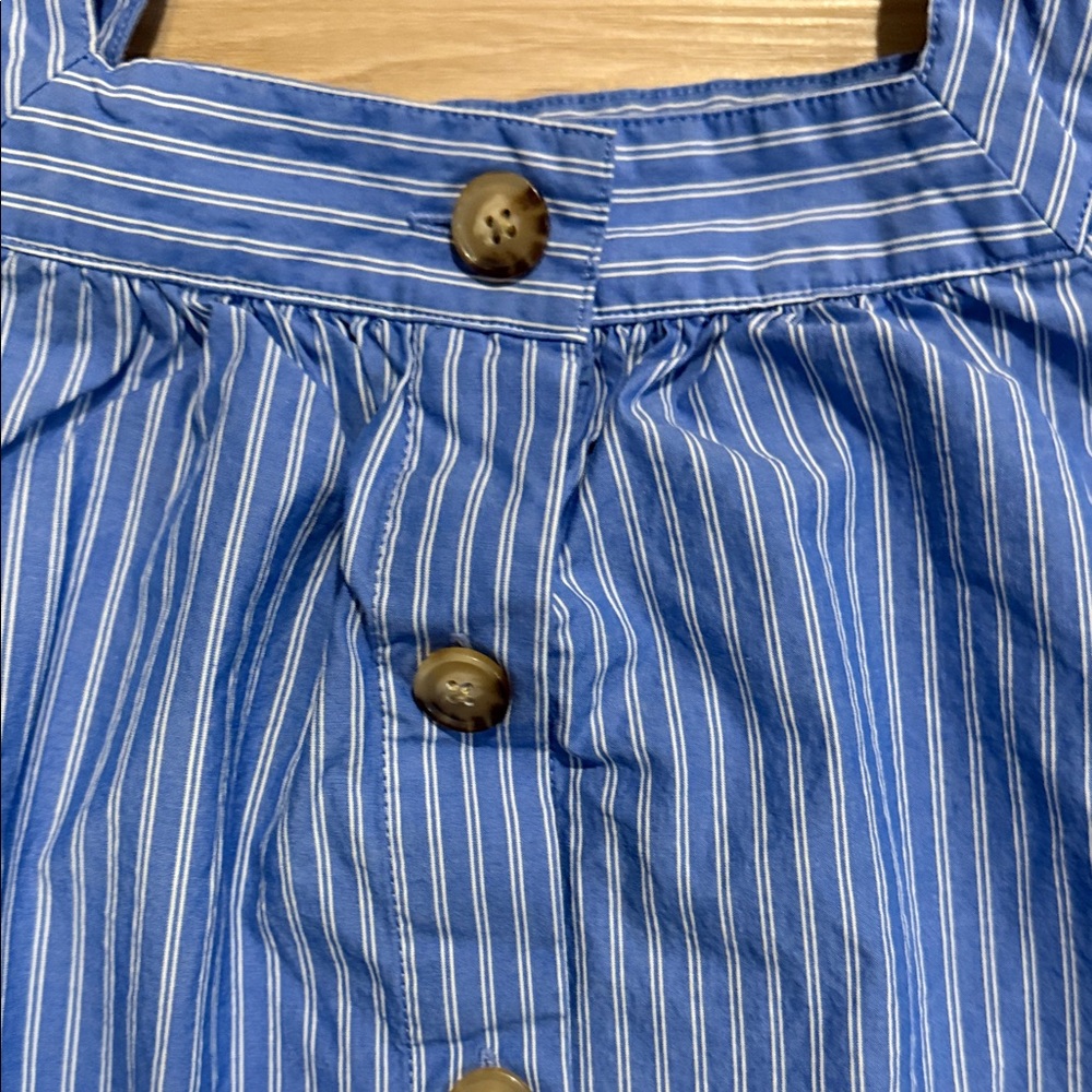 GAP Blue Striped Blouse - Picture 2 of 4